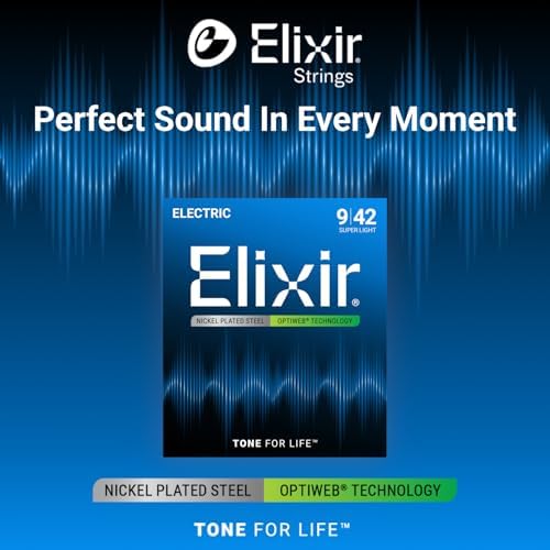ELIXIR(エリクサー) Elixirエレキギター弦 OPTIWEB Super Light .009-.042 #19002 【国内正規品】 画像 3