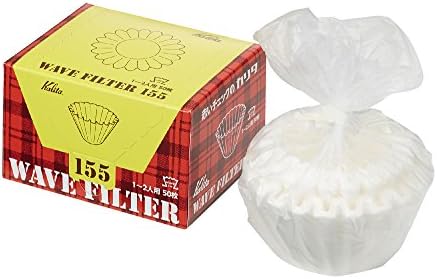 カリタ(Kalita) コーヒーフィルター ウェーブシリーズ ホワイト 1~2人用 50枚入り×2個セット KWF-155#22211 画像 3