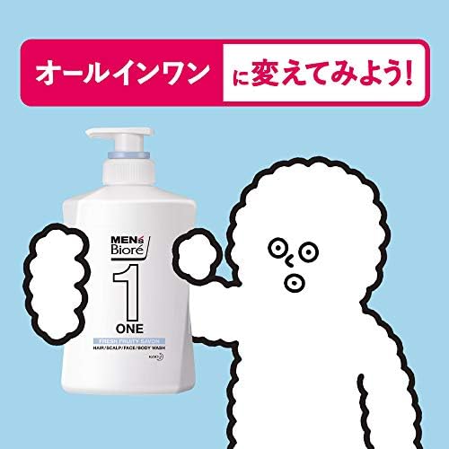 メンズビオレ ONE オールインワン全身洗浄料 フルーティーサボンの香り 大容量詰替 750ml 父の日 ギフト 画像 3