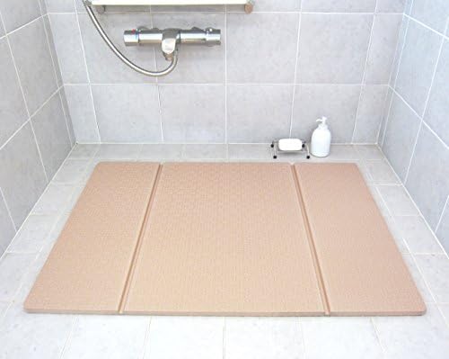 東和産業 風呂マット 折りたたみ ラバースノコ 約85×60cm 画像 2