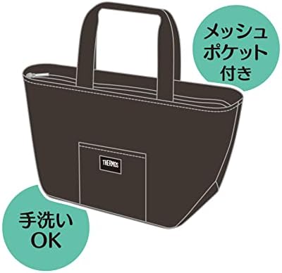 サーモス 保冷ランチバッグ 4L スモークブラック RFF-004 SMB 画像 3