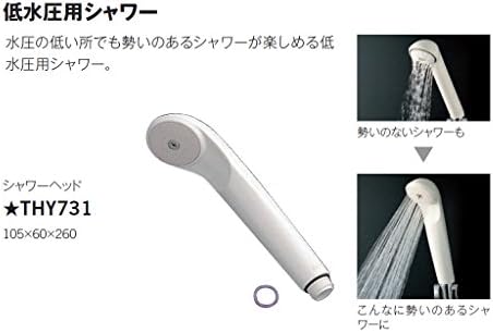 TOTO 低水圧用シャワーヘッド THY731 画像 2