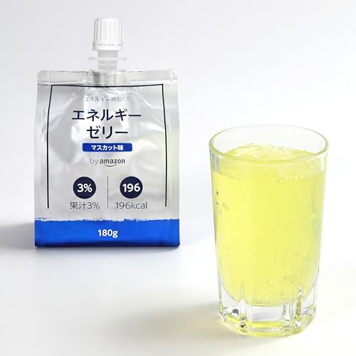 by Amazon エネルギーゼリー マスカット味 180g×30個 画像 3