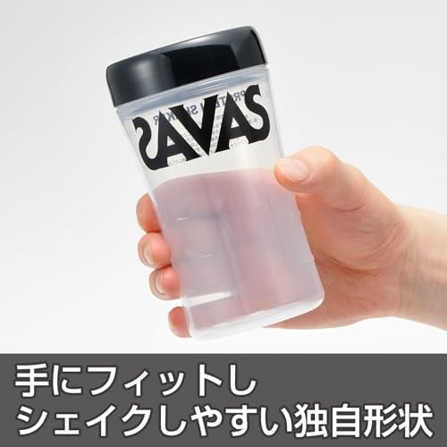 ザバス (SABASU) プロテインシェイカー 500ml ブラック 画像 4