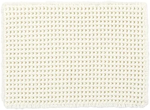 センコー(Senko) THEバスマット フレキシブル バスマット 約45×60cm アイボリー 67640